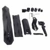 Mountain Bike  s Set Cycling Front and Rear Mud Guards with LED Taillight (red)