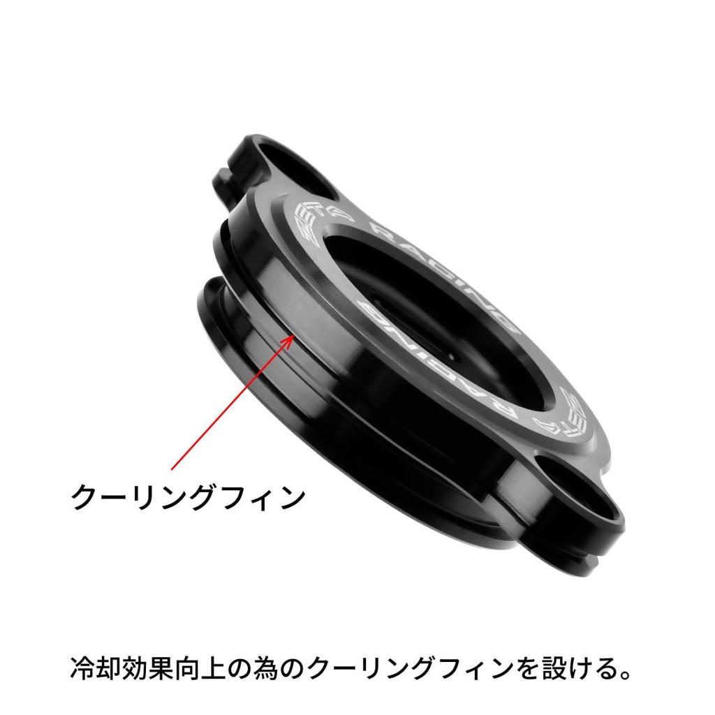 ZETA RACING Oil Filter Cover Aluminum Black CT125/MONKEY125/DAX125/GROM/CC110 G6126