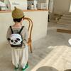Cute Panda Children's Backpack Stylish Cartoon Design For Preschool Kids With Breathable Fabric