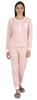 Inkmeso Womens Nightwear Pajamas Set Sleepwear Long Sleeve Top With Pant