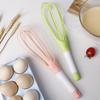 Compact Handheld Rotary Egg Whisk Ergonomic Beater With Foaming Wires For Cake Batter Mixing And Cream Blending