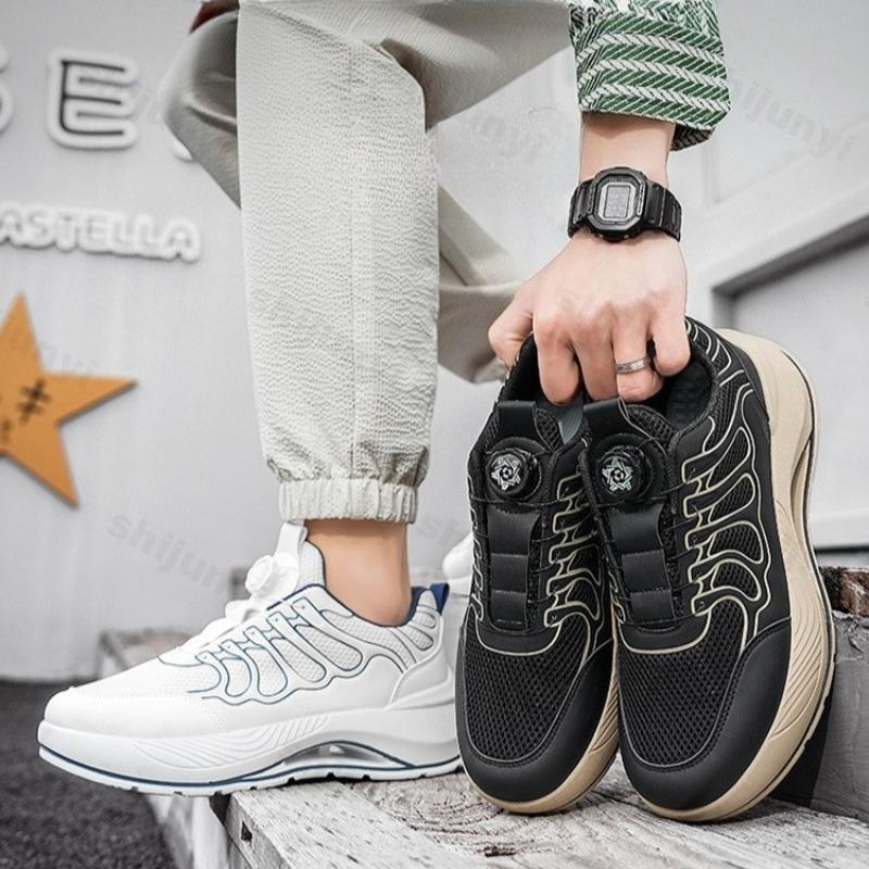 Fashion Niche Design Fashion Trend Casual Men Sports Shoes 2025 Spring New Mesh Breathable Comfortable Versatile Low Top Chunky sneakers