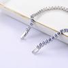 Luxury Rare Gemstone Natural Blue Tanzanite Twist Design Bracelet S925 Silver Fine Jewelry Women Anniversary & Engagement Gift