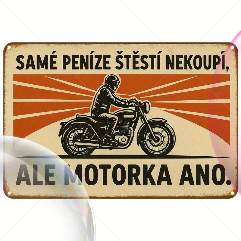 Vintage Metal Tin Sign Retro Road Trip Decor Man Cave Garage Wall Art
