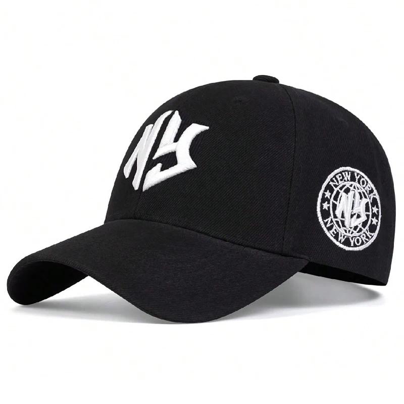 Unisex NG Letter Embroidery Baseball Caps Spring Autumn Outdoor Sunscreen Hat Adjustable Casual Trucker Hats