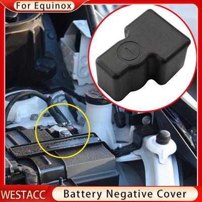Car Engine Battery Negative Power Cover for Chevrolet Equinox 2017 2018  Modified Battery Protection Cap Cover