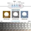 45mm USB Hollywood Makeup Mirror LED Bulb - Three-Color Fill Light, No-Drill Vanity Front Light