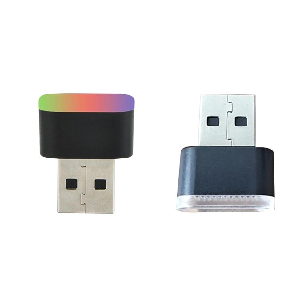 USB LED Car Light Auto Interior Atmosphere Light Decorative Lamp Emergency PC Auto Colorful Light Car Accessories