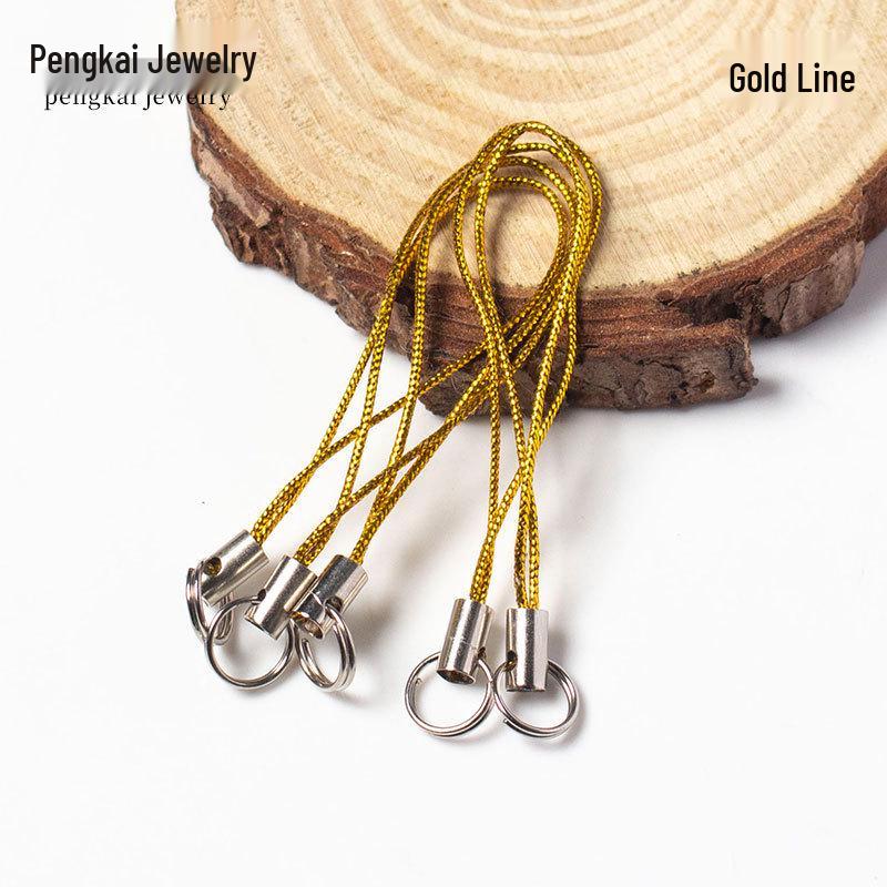100 Colorful Double Loop Mobile Phone Lanyards - Doll Polyester Pendant Ropes for DIY Jewelry and Handmade Projects