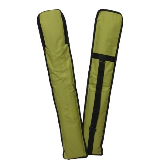 Сумка/чехол KNK для биты/хоккейной клюшки – Универсальная спортивная сумка с пенопластовой подкладкой, регулируемым ремнем и держателем для ключей – Дополнительная усиленная защита по всей длине (зеленый) зелёный