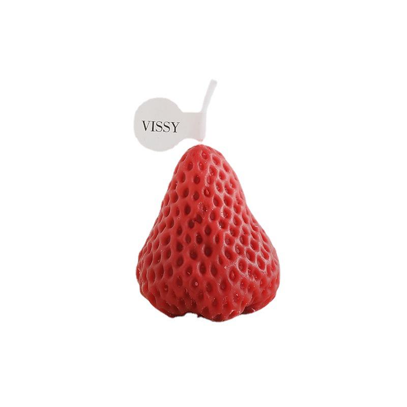 Strawberry Scented Soy Wax Candle Gift Set for Birthdays and Parties