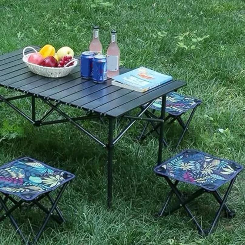 Folding Stool Mini Camping Chair Beach Chair With Convenient Carry Storage Bag Suitable For Adults And Children