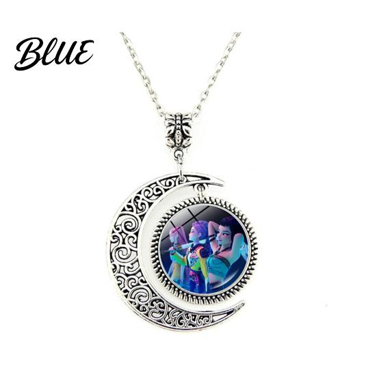 Anime Girl Pendant Necklace Korean Pop Hunters Movie Fans Merchandise