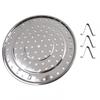 18-30cm Steaming Rack Rack Round Type Silver Stainless Steel