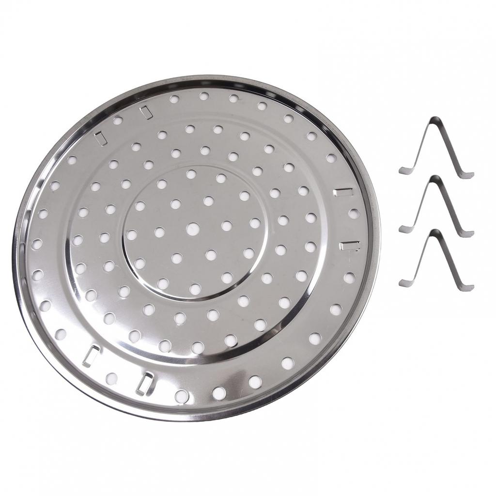 18-30cm Steaming Rack Rack Round Type Silver Stainless Steel