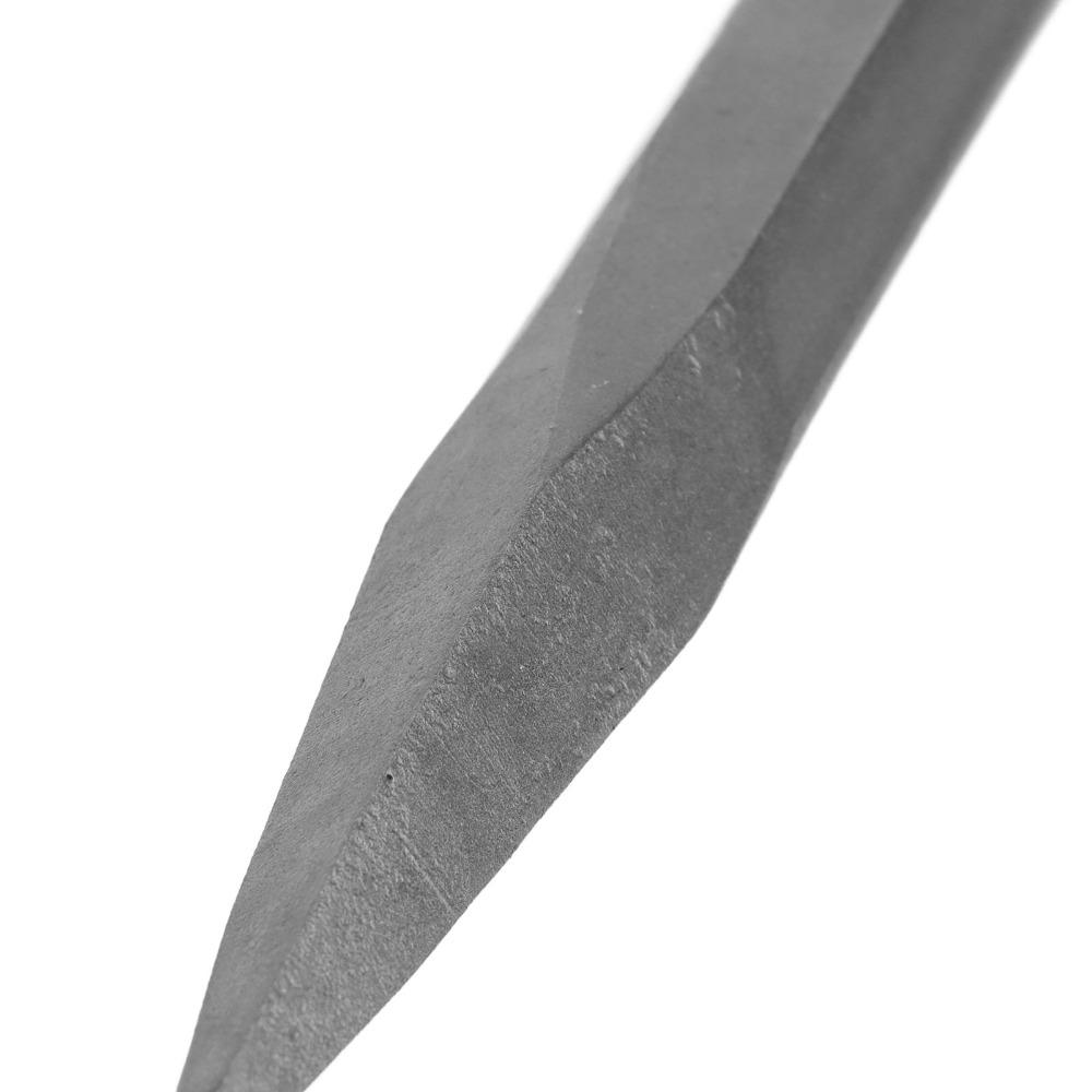 40Cr Alloy Steel Grooving Chisel Wide Flat Edge Masonry Chisel Bit For Hammer Drill