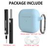 Custodia Kit Per Apple Airpods 4 Custodia accessori auricolari Copertura Protettiva in Silicone Morbido silicone per custodia Apple air pods 4