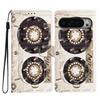 3D Pattern PU Leather Phone Wallet Case for Google Pixel 6,6a,6 Pro,Pixel 7,7a,7 Pro,Pixel 8,8a,8 Pro,Pixel 9,9a,9 Pro,9 Pro XL