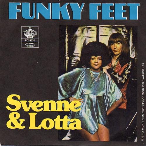 

7inch Record SVENNE LOTTA Funky Feet POS1231 POLAR 1976 Scandinavi Pop Used