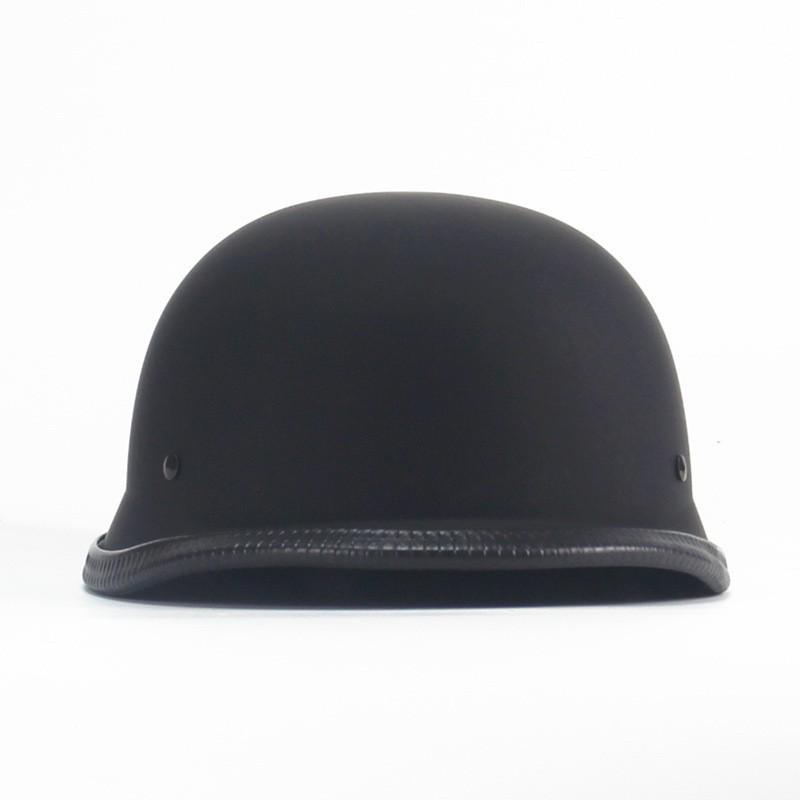 Retro German-Style Lightweight Summer Half Helmet with Plume for Soldier Enthusiasts