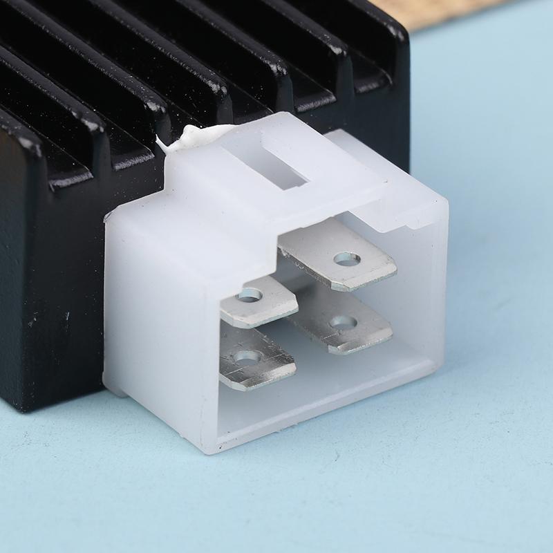 For Gy6 50-125Cc 4Pin 12V Motorcycle Half Wave Ignition Voltage Regulator Rectifier For Scooter Atv Fatbike Dirt Pit Bike