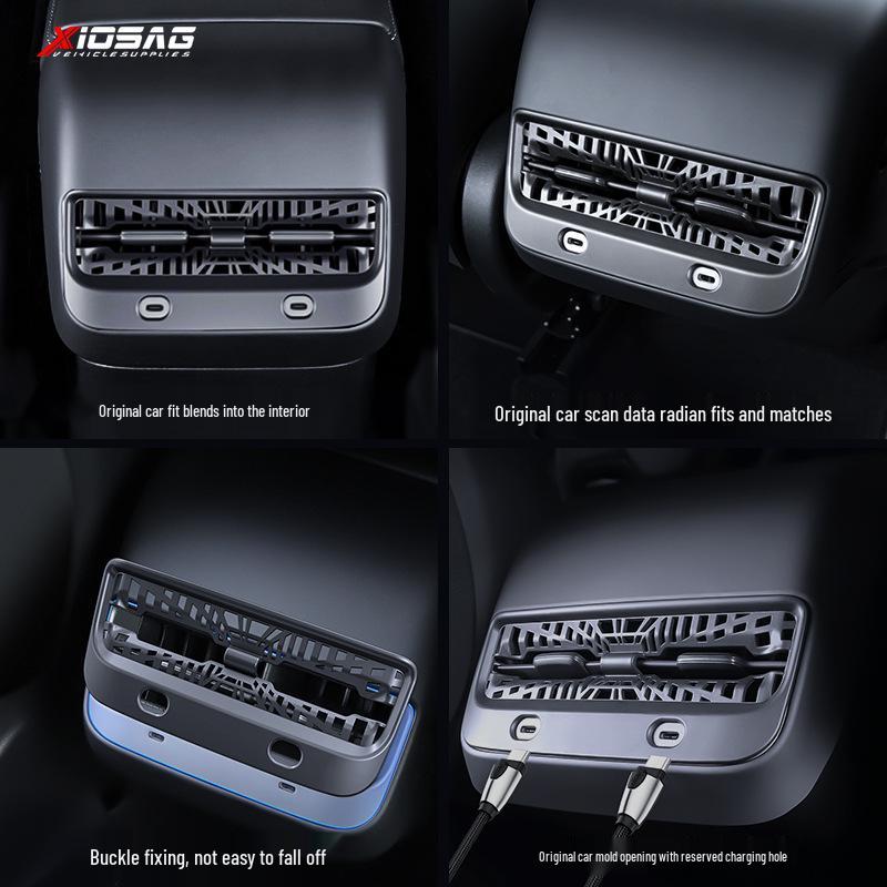 Enhanced Decorative Accessory for Tesla Model 3Y Rear Air Vents