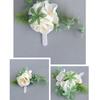 Trend Wrist Corsage with Artificial Rose for Create Beautiful Wedding Decors