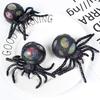 Spider Squeeze Toy Realistic Stress Relief Fidget Toy Soft TPR Toy with Colorful Beads Inside Prank Fun Halloween Gifts