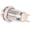 8mm Metalldruckknopfschalter Wasserdichter selbstsichernder Startschalter 3V (Ohne Licht)