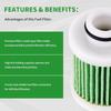 AHL Fuel Filter 15412-92J00 15412-92J01 Compatible With Suzuki Outboard DF100A DF100 DF115 A DF140A DF150A DF150AP DF175A DF175AP DF200A