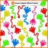Xiaomi 5-20 Pcs Funny Glitter Sticky Hands toy Palm Elastic Sticky Squishy Slap Palm Toy Novelty Gift Party Favors supplies