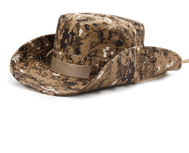 Doppelseitige tragbare Fischer-Beanie-Mütze mit großer Krempe für Sommerreisen und Outdoor-Angeln