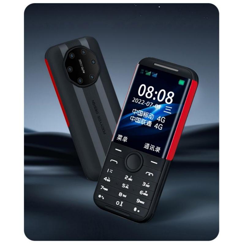 H29 4G CellPhone 2.8inches Screen Dual SIM Card Cheap Feature Phone Alarm Clock Recorder Flashlight Bar Feature Phone