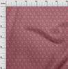 oneOone Cotton Flex Light Pink Fabric Geometric Lines Heptagon Sewing Craft Projects Fabric Prints By Yard 40 Inch