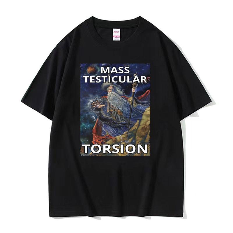 Shadow Wizard Funny T Shirt Testicular Torsion Meme Graphic Tee Shirt Men Women Retro Gothic Oversized Short Sleeve Tshirt Tops