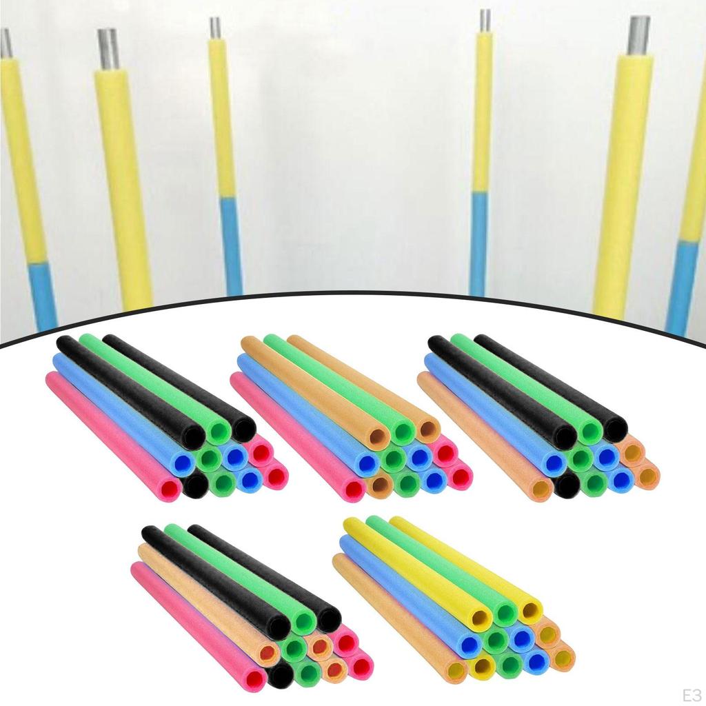 12 Schaumstoffhüllen für Trampolinstangen, Leichte Polsterung und Gartenzubehör