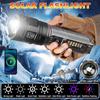 High Power White Flashlight Super Bright LED Spotlight Long Range Torch Zoom Emergency Outdoor With Multiple Lighting Mode