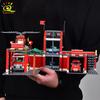 Non-Toxic 756Pcs Fire Station With Helicopter Model Building Blocks Fire Truck Firefighter Bricks City Diy Toys For Children Gift