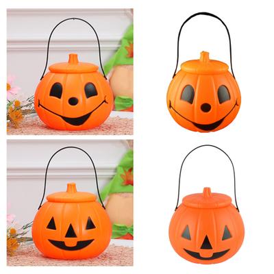 Halloweenský dýňový kbelík pochoutka nebo trik Bonboniéra Párty rekvizity Slavnostní vylepšení atmosféry Zábava Dekorace domácí kanceláře