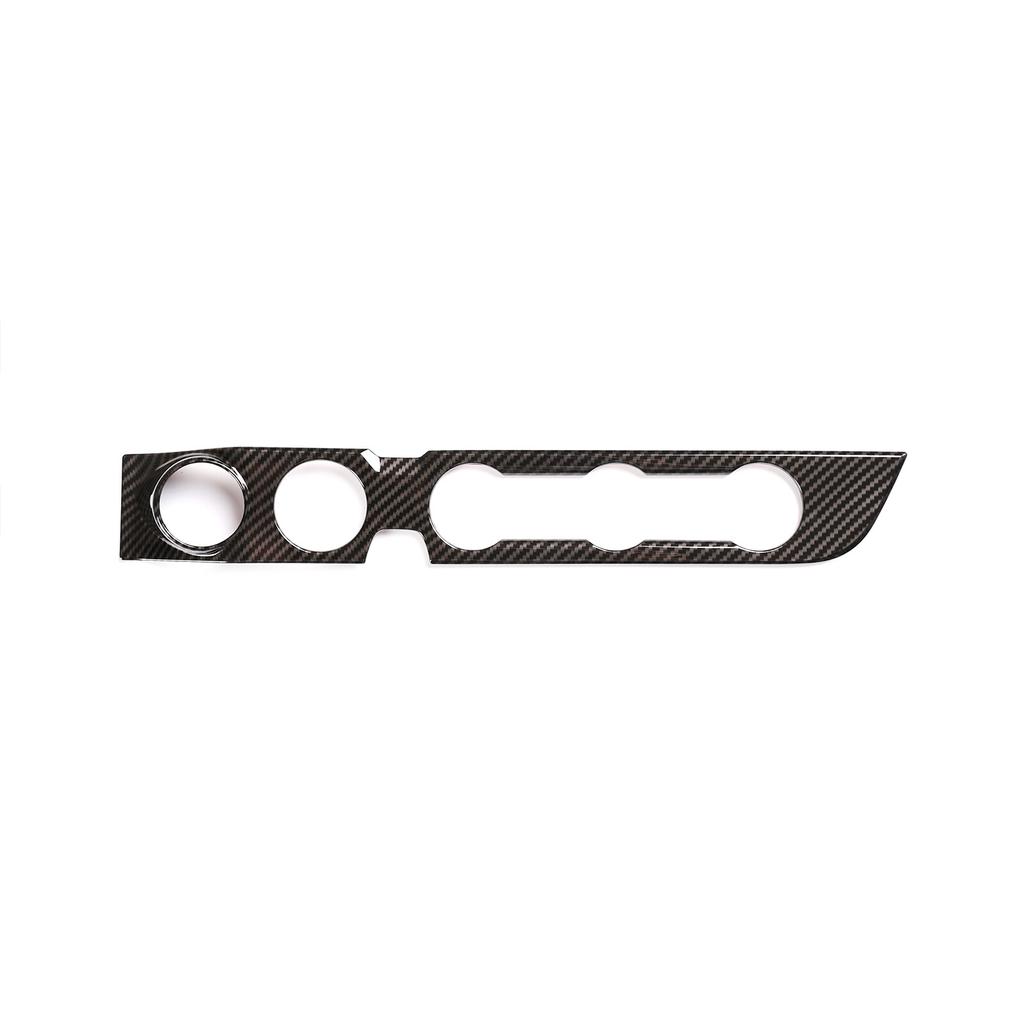 Carbon Fiber Air Condition Knob Panel Trim Cover For Toyota Tacoma 2016-