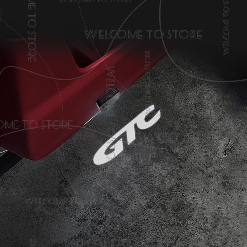 1/2pcs For Opel OPC Line GTC VXR LOGO Insignia Astra Vauxhall Car Door Welcome Light Led HD Projector Lamp Lights Accessories PG3