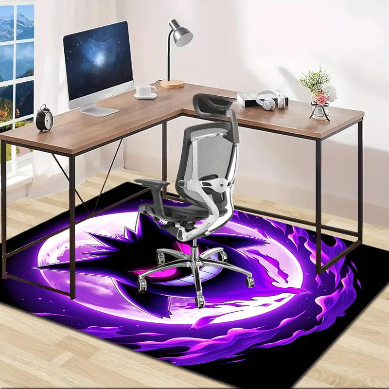 1pc Gengar1 Design Area Rug - Non-Slip, Soft & Cozy Floor Mat for Living Room, Bedroom, Office - Indoor/Outdoor Decorative Carpet
