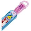 Skater Chopsticks Chopstick Box Set Lunch Box Antibacterial Treatment Boys Girls Easy To Open Sliding Type Made In Japan Disney Ariel 24 ABS2AMAG