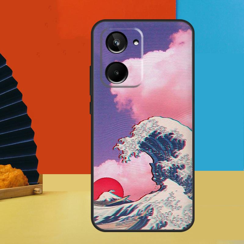 Japanese Great Wave of Kanagawa For Realme 15 Pro 10 11 12 13 14 Pro Plus GT6 GT7 C51 C53 C55 C61 C63 C65 C67 C71 C75 Case