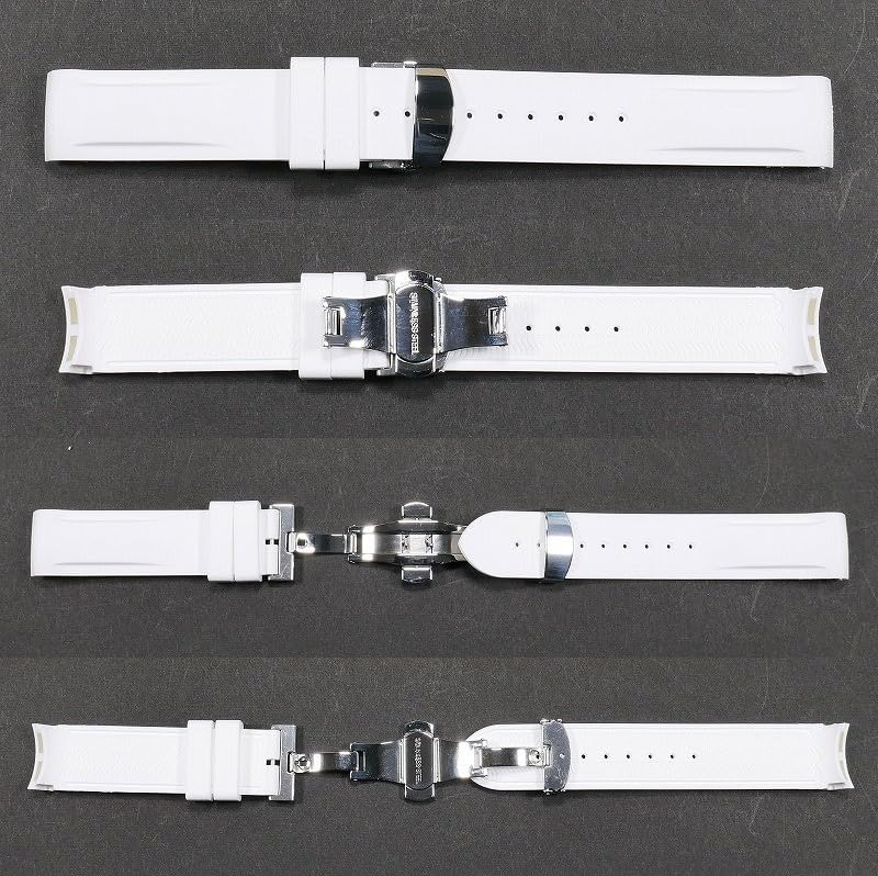 Swatch X OMEGA Exclusive Rubber Strap with D-Buckle (White)