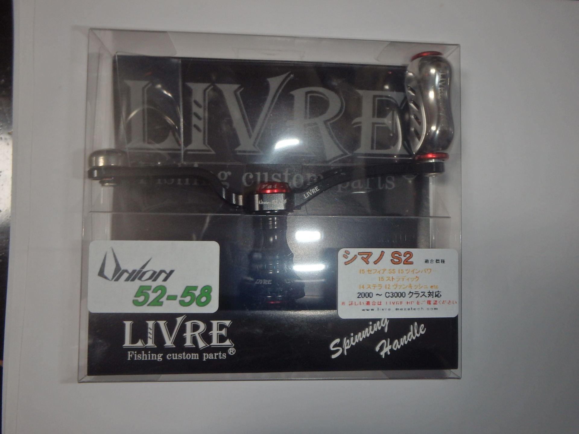 

LIVRE Union 52-58 Fino Knob for Shimano S2, Black x Red, 6937