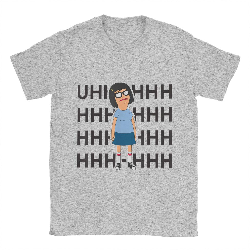 2025 Summer Bob Burgers 100 Pure Cotton Printed Tshirt for Men Harajuku Casual Tshirt Short Sleeve Funny Top Tees Breathable