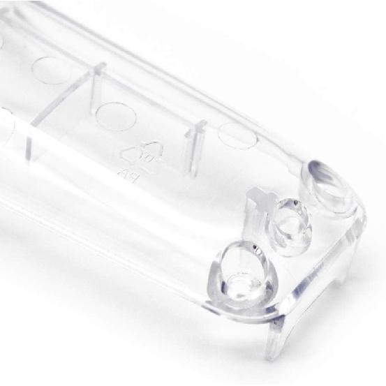 Hair Clipper Transparent Cover, DIY Replacement Clipper Protective Cover for Wahl 5 Star Cordless Magic Clip Clipper # 8148 Transparent Shell Silver