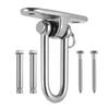 Ceiling Mount Swing Hanger with Screws Heavy Duty 360 Degrees Swivel Indoor Outdoor Porch Yoga Swing Hammock Hanging Chair Ceiling Hook