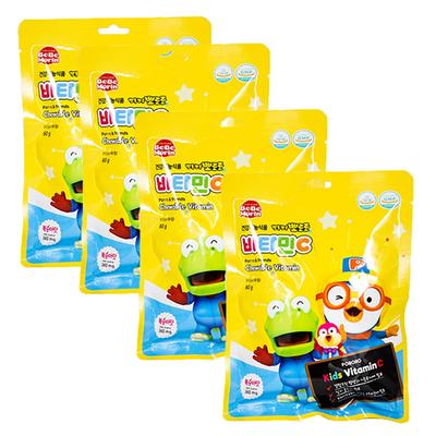 E Pororo the Little Penguin Vitamin C 50 Tablets X 4